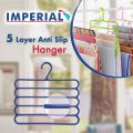 Pack of 2 - Multipurpose 5 layer Colorful Hangers. 