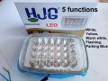 HJG light 24 led Fog Bike led light beam super bright 5 function in 1 for Motorcycle. 