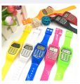 Student Calculator Digital Watch - Sports Watch For Kids - Silicone Date Lcd Electronic Multi-Purpose Wrist Watch. 