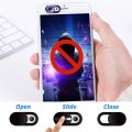 Ultra Thin Flowers Webcam Cover Clip on Universal Laptop Tablet Phone Lens Camera Privacy Sticker Web Cam Shutter Magnet Slider-Silver. 