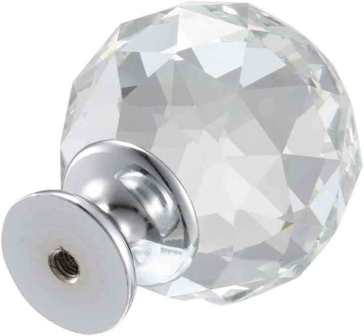 30mm%20Diamond%20Crystal%20Glass%20Drawer%20Knobs%20for%20Kitchen%20Cabinet%20Cupboard,1/6/8/10/20Pcs,High-gloss,%20Pack%20Of%202,%204,10%20And%2020%20-%20Image%202
