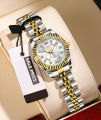 Luxurious Ladies Golden Fashion Watch 100% Imported Quality Classical Collection Fashion Watch for Girl's. 