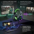 RAZOR - RGB Gaming Headphones 3.5mm With USB Earphone Surround Stereo Headphone for PC, PS4, Xbox One, Ergonomic Design Over Ear with Mic Professional Headset For Gaming - One Click Pick. 
