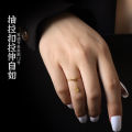 Hot Sale Factory Direct Gold Plated Stainless Steel Letter M design Initial Rings Jewelry Rings With Charms For Women. 