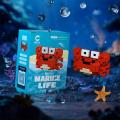 Lego Toys Ocean Series Animal Building Blocks Clownfish Turtle Dolphin Crab Education Toy Birthday Gift for Kids. 