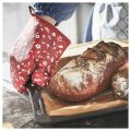 Ikea Oven Glove Red Pattern. 