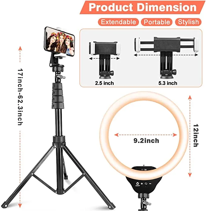 Ring%20Light%20With%20Mobile%20Holder%20With%2062"%20Tripod%20Stand%20in%20Three%20Different%20Mode%20Light%20Aureday%20Amazon%20Brand%20-%20Image%203
