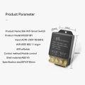30A 220V 6600w Smart wifi switch for heavyload appliances geyser, electric heater, air conditioner, water pump, motor, mobile app ewelink. 
