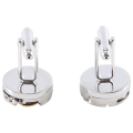 2Pcs Fashion Women Men Mechanical Watch Movement Cufflinks Shirt Sleeve Buttons Aircraft Modeling Cufflinks Parts. 