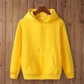 New Plain Yellow Hoodie For Men And Women. 