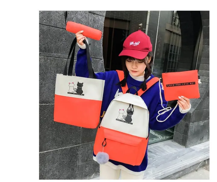 Backpack%20Set%20of%204%20School%20Bags%20for%20Girls%20Cute%20Back%20to%20School%20Bag%20Kawaii%20Bags%20-%20Image%203