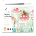Quasar Creative Watercolor Designs for Kids Travel Watercolor Coloring Book for Kids Mess-free Pocket Painting Set with Brushes Paints Fun Arts Crafts for Toddlers on the Go Compact Drawing for Travel. 