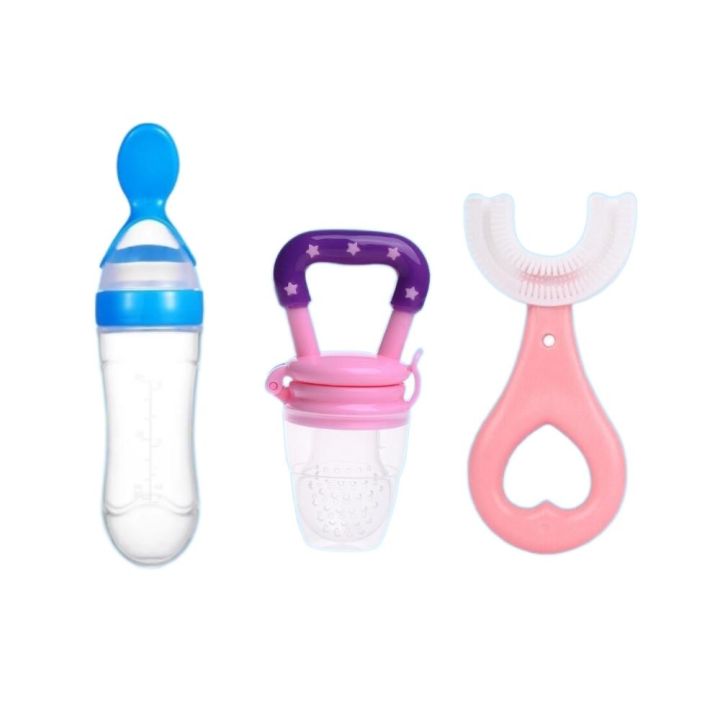 Pack%20of%203%20Baby%20Silicone%20Squeeze%20Spoon%20Feeder%20(90ML%20Bottle),%20U%20Shape%20Silicone%20Toothbrush,%20Baby%20Fruit%20Pacifier,%20Crawling%20Kids%20%7C%20SJR%20Collections%20-%20Image%209