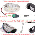 5M Blue Light LED Stripe | 220V LED Strip Light 3014 Waterproof Home Decoration Rope Light | Led Strip 12V Waterproof SMD2835 DC 300Led/ 5M white flexible tape lamp Led fita led light rgb line stripe |. 