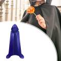 Hooded Cloak, Halloween Cosplay Costume, Comfortable Hooded Grim Reaper Cloak Kids Halloween. 