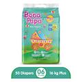 Bona Papa Plus Diapers - Plus Economy Pack XXL Size 6 - 50 Pcs - 16kg Plus. 