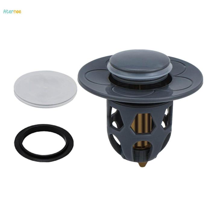Bathroom Sink Stopper,Universal Basin Up Bathroom Drain Stopper , for 1.1~1.5 in Standard Drain Holes ,Anti Clogging Bathroom Sink Drain Strainer