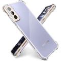 Samsung Galaxy S21 Plus Transparent Silicone Case - Soft TPU, Crystal Clear, Protective Back Cover. 