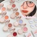 【2024】 8 Color Korean Blush Air Cushion Cheek Contour Pink Makeup Palette with Applicator Puff Facial Waterproof Blusher Tint Mud Cream. 