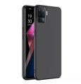 Oppo F19 Pro Soft Silicon Matte Black Back Cover with Airbag Antishock and Camera Protection. 