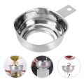 1pc Rectangular Metal Funnel Jar Funnel Stainless Steel Kitchen Funnel Jam Funnle Wide Mouth Canning Funnel. 