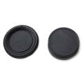 4pcs 58mm Lens Cap with Lens Cap Leash Hole Bundle For Dslr Cameras Nikon Canon & 1 set Black Plastic Camera Body Cover + Rear Lens Cap For Nikon Digital SLR. 