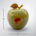 Marble Apple Home Decoration Items  - Show Piece for Room Side Table, Office, Study and Dressing  Table Decoration Pieces - Made of Marble and Onyx Handmade by The Zainabs Store. 