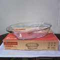Microwave oven Safe Dish. 