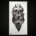 【Good-Love Store】Skeleton Fake Temporary Tattoo For Women Death skull Dragon Tattoos Geometric Creative Waterproof Tatoos Chest Waist. 