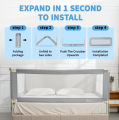 Baby Safety Bed Fence Adjustable Bed Rail Baby Bed Barrier Baby Fall Protection, Baby Bed Crib Baby Cot Rails Folding Baby bed Guard. 