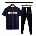 Free fire Yellow & Black Printed Tracksuit For Men & Boys - Soft & Comfortable Fabric Trouser & tshirts for men. 