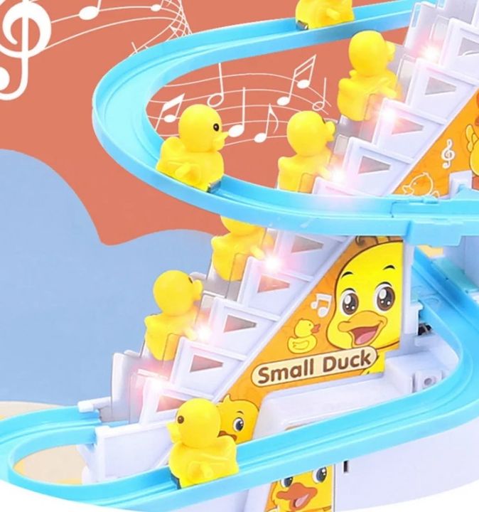 Duck%20Climbing%20Stairs%20Toy%20Cute%20Ducks%20Electric%20Track%20Roller%20Coaster%20Slide%20Toy%20For%20Kids%20With%20Lights%20And%20Music%20-%20Image%204