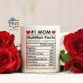 Mothers Day Gifts Mom Birthday Gifts from Daughter, #1 Mom Funny Coffee Mug Christmas Gifts for Moms Grandma Wife Sister Aunt Best Friendsb Mother day gift Mother day special gift. 