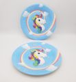 UNICORN THEME PAPER PLATES PACK OF 10 PAPER PLATES. 