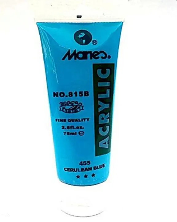 Marie's%2075ml%20Acrylic%20Colors%20Paint%20Tubes-455%20Cerulean%20Blue%20-%20Image%203