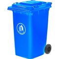 Outdoor Garbage Bin with Wheels - 240 Liters - Wheeled Waste Trash Can - Outdoor Wheeled Dustbin - Heavy Duty. 