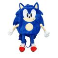 Sonic Sonic Backpack Plush Toy Super Sound Mouse Hedgehog Sonic Cartoon Plush Doll Children's Bag. 