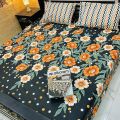 Printed King Size Sylonica Cotton Bedsheet Set With Pillows Cover Gift Pack Most Demanding. 