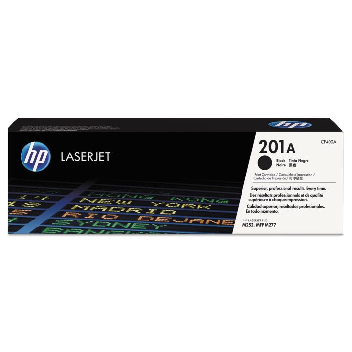 HP 201A Black Toner Cartridge | Works with HP Color LaserJet Pro M252, HP Color LaserJet Pro MFP M277 Series | CF400A Certified by Asian Traders with Returned warranty