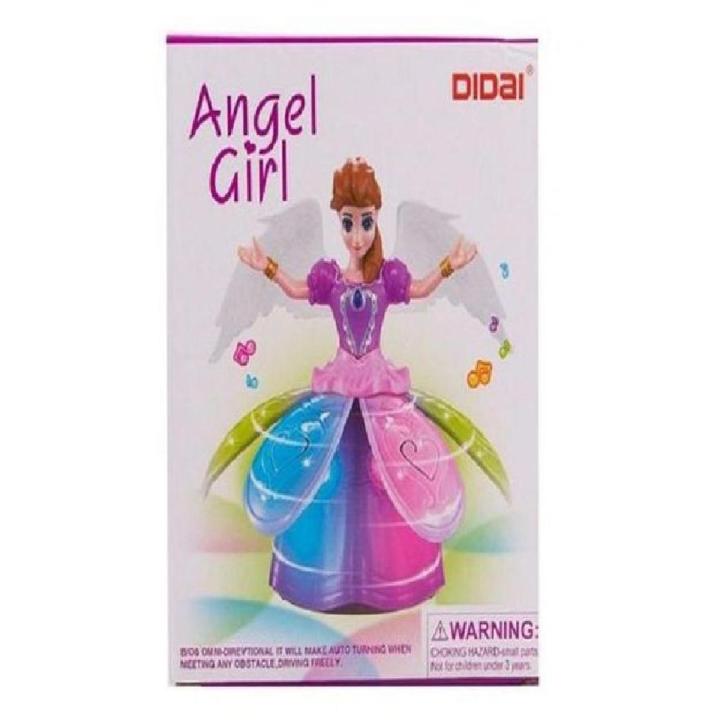 Angel Girl Dancing With Music & Light - Purple-(K.S.)
