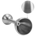 Stainless Steel Boiled Egg Opener Egg Spoon Holder Kitchen Gadgets. 