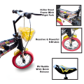 Kids Cycle Age 2-4,12 inch Smarty mtb Frame Double bar Iron Wheel Double Chimtta Kids Bike with Training Wheels & brakes, Children Bicycle with Basket for Boys & Girls Birthday. 