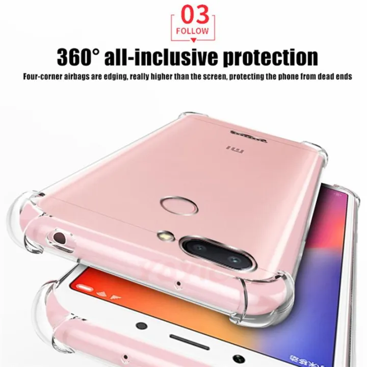 Xiaomi%20Redmi%206%20Antishock%20Drop%20Resistance%20Transparent%20Tpu%20Case%20Silicone%20Back%20Cover%20-%20Image%204