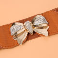 Korean alloy buckle chasing style women's fashion casual elastic elastic waistband GM578. 