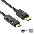 Display Port to HDMi cable , DP to HDMi 1.8 meter cable , 4k supported One way only DP to HDmi.. 