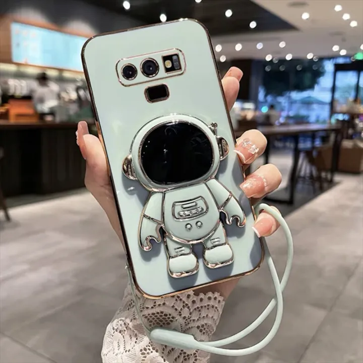 Maitus%20for%20Samsung%20Galaxy%20Note%209%20Back%20Cover%20with%20Cute%20Astronaut%20Folding%20Stand%20+%20Lanyard%20Luxury%206D%20Plating%20Full%20Camera%20Lens%20Protection%20Square%20Bumper%20Soft%20Silicone%20Mobile%20Phone%20Case%20-%20Image%203