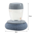 Palm Scrubber Multifunctional Portable PED Kitchen Soap Dispensing Palm Brush for Home. 