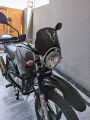 Yamaha YBR 125G Unbreakable Windshield Glass Visor Black Color Smoke Color Unbreakable Windshield. 