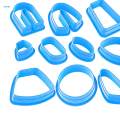 Polymer Clay Set of 130, Polymer Clay Earrings Clay with Earring Accessories and Punch Tool for Polymer Clay Jewelry Making DIY. 