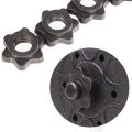 1 Pairs Dumbbell Hex Nut,Dumbbell Rod Nut,Spinlock Collars for Barbells Bars Training Sports. 